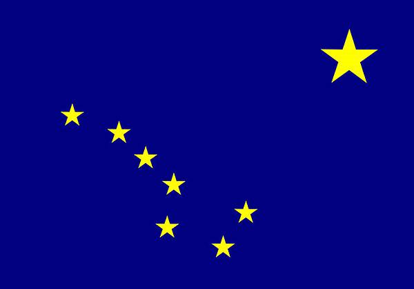 Флаг штата Аляска